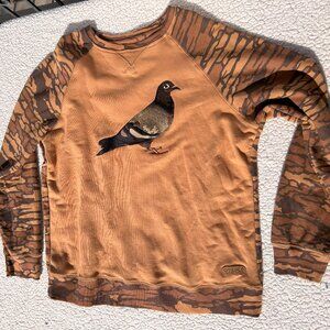 Vintage Staple Pigeon Big Embroidery Crewneck Sweater